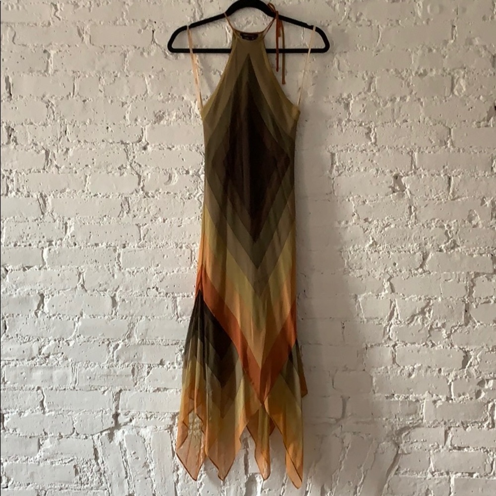 BCBG MaxAzria Silk midi dress